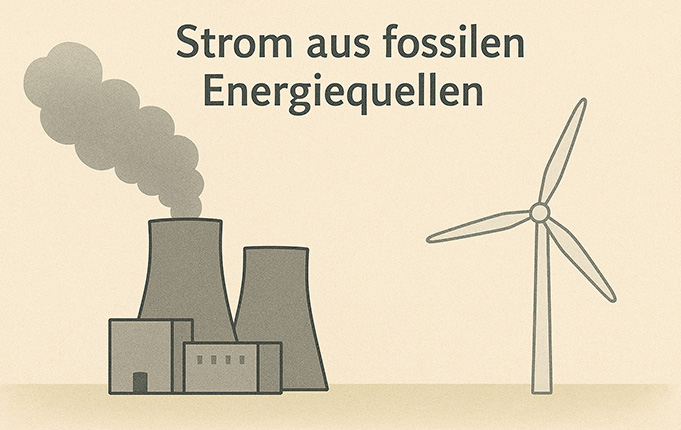 Kohle und Erdgas dominieren erneut den Strommix