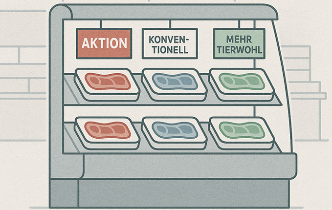 Neuer Blick ins Kühlregal: Aldi Süd führt Fleischsortierung nach Haltungsform ein