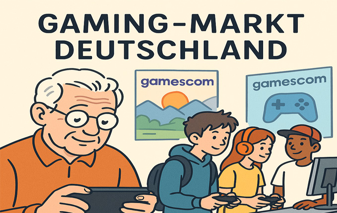 Gaming-Markt Deutschland wächst – nicht nur bei jungen Spielern